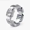 Eheringe HCH Liebe Punk Hiphop Serie Herren Ring Band Cothic Geometrie Männer Stein Trendy Geschenke Gadget für Gentleman