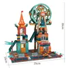 Blocks Marble Run Architecture Castle Building Car Action Fänner Friends Children Education Toys for Boys Christmas Gifts 230111