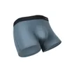 Underpants Men's Boxers Sexy Gay Underwear Seamless Panties For Man Shorts Homme Transparent Ice Silk Pouch Penis Male Plus Size