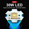 Torce elettriche Torce LED ad alta potenza da 30 W Torcia XHP360 super luminosa Torcia ricaricabile Torcia potente Lampada da lavoro Zoom 1500m 0109