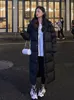 Women's Down Parkas Vielleicht Solid Color Long Straight Winter Coat Casual Women Clothed Stylish Jacket Female Outerwear 230110