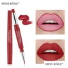 Lipstick Miss Rose Woman Lip Liner Pencil Waterproof Matte Veet Łatwa w noszeniu Matic Rotacja Mtifunkcja podwójne usta makijaż upusz