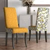 Chair Covers Straight-back Bird Print Cover For Dining Room Banquet El Stretch Spandex Stool Chritmas Deco