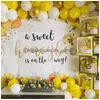 Altre forniture per feste di eventi Natale New Giallo Garland Arch Suit Baby Battesm Bee Sunflower Decorazione a tema Drop Dhgarden Dhxkl