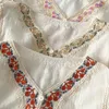 Femmes Blouses Chemises Femmes À Manches Longues En Coton Lin Chemise Boho Vêtements Broderie Paillettes Designer Tops Vintage Blusa Muje De 2023