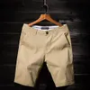 Shorts masculinos estes de verão homem casual algodão moda bermuda praia plus size 34 36 38 homens baixos masculino 230130