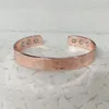 Bangle onregelmatige magnetische koperarmband genezing bio therapie artritis pijn verlichting manchet vrouwen mannen sieraden