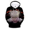 Herrtröjor Cartoon Anime My Hero Gym 3D Tryckt Sweatshirt Harajuku överdimensionerad hoodie Hip Hop med Hood 4xl