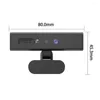 Reconhecimento de rosto Full HD 1080p Webcam 360 Girando 5mp 120 ângulo largo para laptop de desktop Suporte ao computador Windows 10/11 Sistema