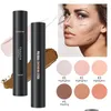 Bronzers Highlighters Yanqina Makeup Face Highlighter Stick Foundation Concealer Pinnar Cream Highlight Reparation Tal Silkworm Pen No Dhrac