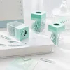 Magnetic Clip Dispenser Paper Holder Square Box Case Fashion Clips Dispenser Office and School Supplies FSTLY160