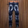 Männer Jeans Männer Jean Homme Pantalon Zerrissene Dünne Denim Hosen Biker Hohe Qualität Männlich Gerade Casual Designer Streetwear Moda hombre 230111