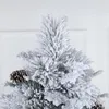 Christmas Decorations Festival Party Decors Simulation Snow Tree With Pine Cones Artificial Xmas Decoration Ornament Home Decor Frunishings