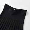 Skirts 2023 Women Maxi Female Knitted Long Dress Solid Color Knitting Skirt XS3XL Plus Size Woman Autumn Winter 230110