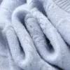 メンズセーターメンズメリノウールラウンドネック肥厚編みジャンパープルオーバーセーターソリッドカラーツイストフラワー冬