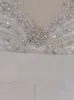 2023 Атласное свадебное платье трапециевидной формы с длинными рукавами и кружевными кристаллами Платья невесты Свадебные платья больших размеров Vestido De Noiva Арабский Mulslim Роскошные платья невесты