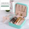 Storage Boxes 2023 Jewelry Organizer Display Travel Case Portable Box Leather Joyeros Organizador De Joyas