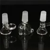 narguilé verre diapositives bol pièces bongs bols entonnoir plate-forme quartz ongles 14mm mâle tête fumer conduites d'eau dab plates-formes Bong Slide