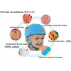 Caps Hats Safety Baby Protective Helmet Baby Hats Cotton Mesh Soft Justerable Head Protector Hats Child Cap For Boys Girls Lär dig att gå 230111