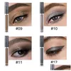 Eye Shadow Handaiyan Liquid Eyeshadow 12 Color Single Glitter Diamond Pearl High Shiny Metallic Finish Makeup Eyeshadows Drop Delive Dhvga