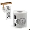 Pudełka na tkanki serwetki zabawne papier toaletowy Hillary Clinton Humor Roll Nowość Kiss Dift żart Drop dostawa dom ogrodowy kuchnia dhndl