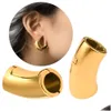 Taille -ketengordels Vanku 2pcs topkwaliteit oor lob manchetmeter plugt tunnels brancardgewichten voor vrouwen clip op kraakbeen body juwelen dh4qf