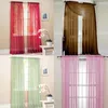 Gardin europeisk vit spets ren gardiner för vardagsrum sovrum fönster tyll draperar heminredning