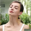 Stud Bohemian Fashion Bijoux tissés à la main Minorité Perlée Boucle d'oreille Cercle Perles Glands Boucles d'oreilles Drop Livraison DHPFJ