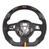 Wheels de direction personnalisés Affichage LED de fibre de carbone forgé réel Compatible pour TT TTRS R8 RS