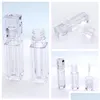 Other Festive Party Supplies Empty Lip Gloss Tubes 5.5 Ml Square Hexagon Shape Clear Balm Container Organize Lipstick Refillable B Dhv1P