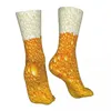 Men's Socks Beer Foam Sock Men Women Polyester Stockings Customizable Design