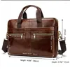 Briefcases Men's Leather Bags For Man Messenger Bag Male Genuine Travel Business Shoulder Laptop Briefcase Mens 2023