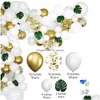 Other Event Party Supplies Christmas White Gold Theme Balloon Garland Suit Hawaiian Drop Delivery Home Garden Festive Dhgarden Dhjz3