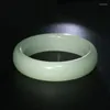 Bangle 8 Cores Riqueza Porsperity Resina Jade Hoop Pulseira Atrair e Boa Sorte Mulheres Moda Jóias Não Real K3ND