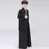 Vêtements ethniques Garçons Japonais Traditionnel Yukata Samurai Kimono Robe de bain Style ample Vêtements de luxe Robe longue