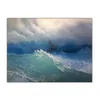 Paintings Holover Ivan Aivazovskyship In The Stormy Sea 1887 Canvas Oil Painting Romanticism Seascape Poster Aesthetic Wall Home Dro Dhi6Q