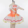 Vêtements de scène adulte/enfant Orange Ballet danse Tutu filles ballerine Performance Costume haute qualité Spandex justaucorps robe Dancewear