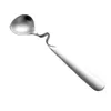 Tea Coffee Honey Drink Adorable Stainless Steel Curved Twisted Handle Spoon U handled V Handle Jam Spoons FY4450