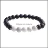 Perlen Naturstein Armband Männer und Frauen Heilung Aura Edelstein Modedesigner Geschenk Geburtstag Drop Lieferung Schmuck Armbänder Dhkpd