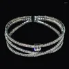 Bangle Cubic Zircon Cuff Silver Golden Plated Crystal Women's Bracelets And Bangles Wedding Bridal Jewelry Gifts