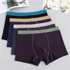 Unterhosen Plus Größe Männliche Unterwäsche 4 Teile/los Männer Boxer Shorts Baumwolle Cuecas Boxer Solide Mann Große XL-9XL