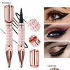 Eyeliner Yanqina Queens Scepter Gold Rose Liquid Pen Jet Black Eye Liner Waterproof Sweatproof Antiblooming 24H Longlasting Quick Dr Dh4Lk