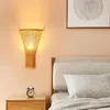 Applique murale Vintage Art bois bambou lumière décoration créative pour chambre Loft décor LED maison Cottage ferme éclairage