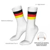 Herrstrumpor tyska nationella cykelflagga strumpare män kvinnor polyester strumpor anpassningsbara hiphop
