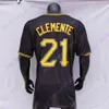 CUSTOM Baseball Jerseys Oneil Cruz Jersey Jason Kendall Liover Peguero Roansy Contreras Roberto Clemente Barry Bonds Ke'Bryan Hayes Bryan Re