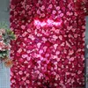 Decorative Flowers Artificial Flower Wall 40x60cm DIY Christmas Wedding Decoration Background Birthday Party Shop Customized