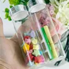 Storage Bottles 90ml Glass Decoration With Silver Aluminum Screw Cap Wedding Gift Jars Halloween 24pcs