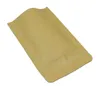 Doypack Kraft Paper Mylar Storage Bag Stand Up Paper Aluminum Foil Tea Biscuit Package Pouch