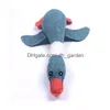 ألعاب الكلب مضغ جميل Cat Puppy Pet Pet Toy Toy Animals Geese Plush Cartoon Linen Clits Wild Wild Squeak Drop Drop