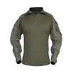 남자 Tshirts 남자 기어 군대 행동 셔츠 SWA 군인 군사 전투 셔츠 긴 소매 CP 위장 페인트 볼 3XL 230110